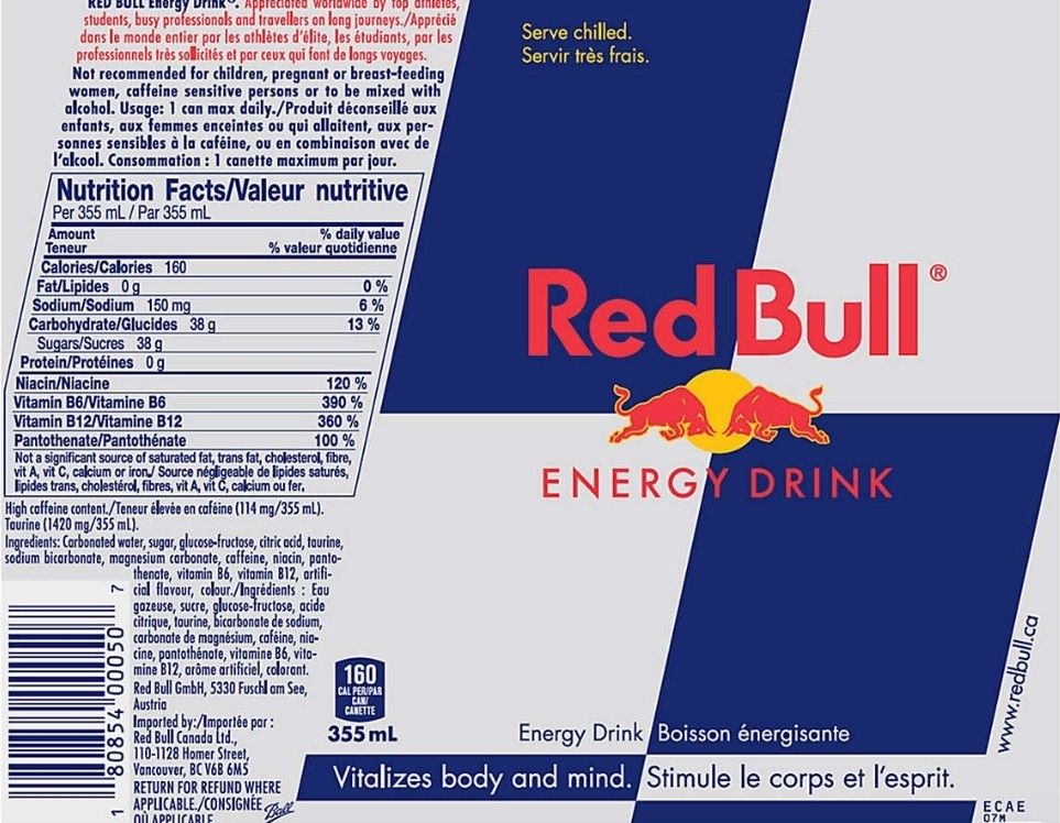 Original Red Bull 20oz Tumbler