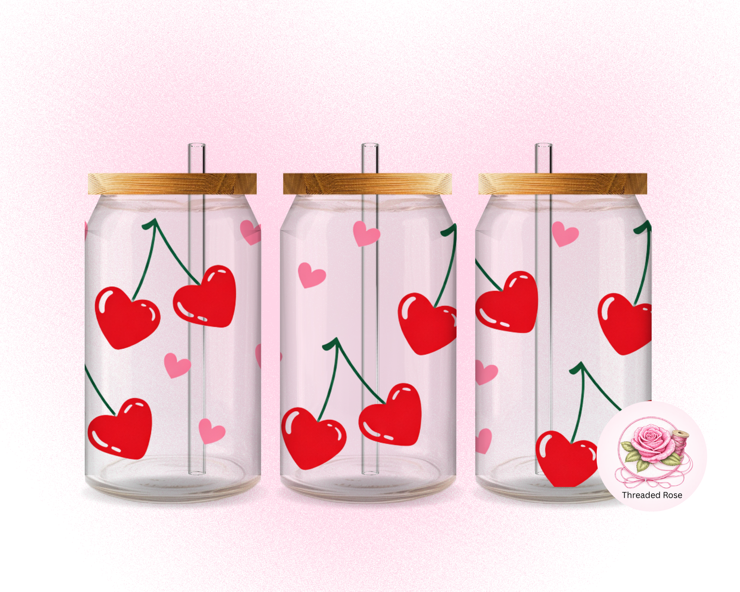 Valentines Bamboo cups